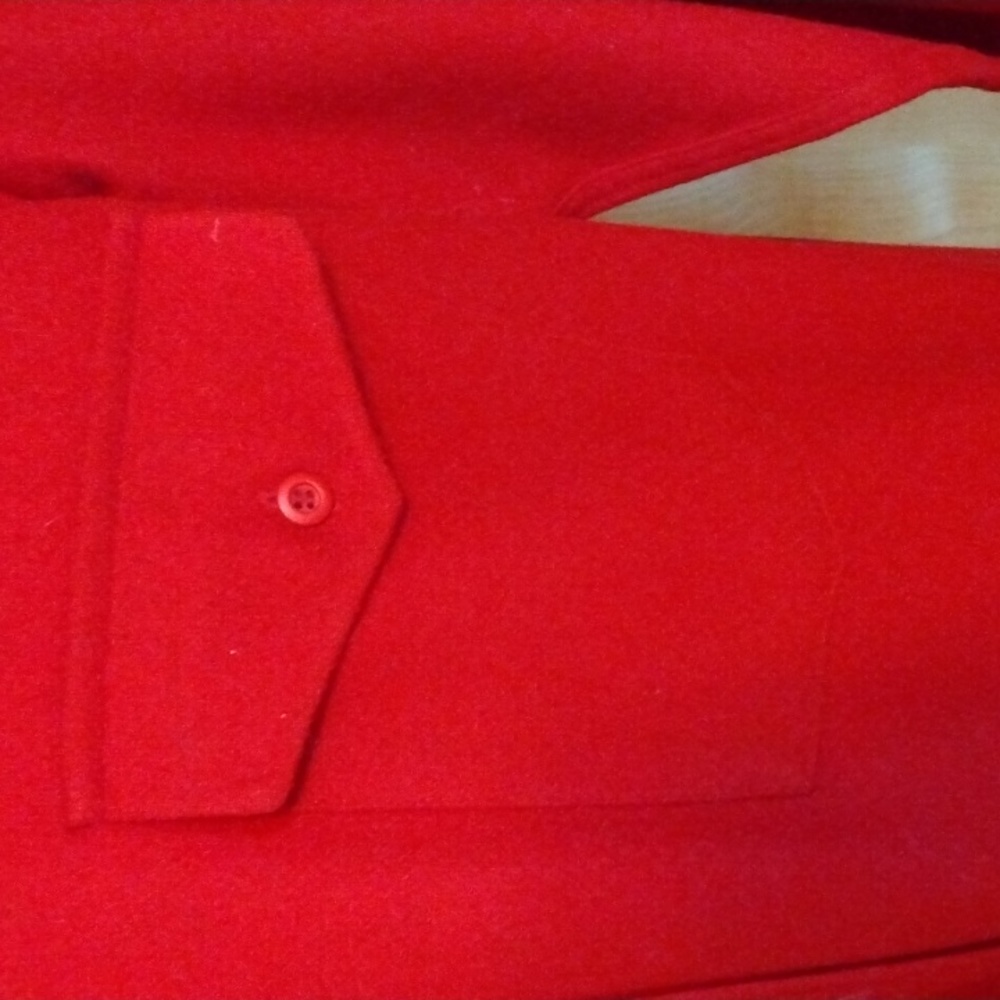 Pendleton Red Wool Button-Up Shirt - image 3